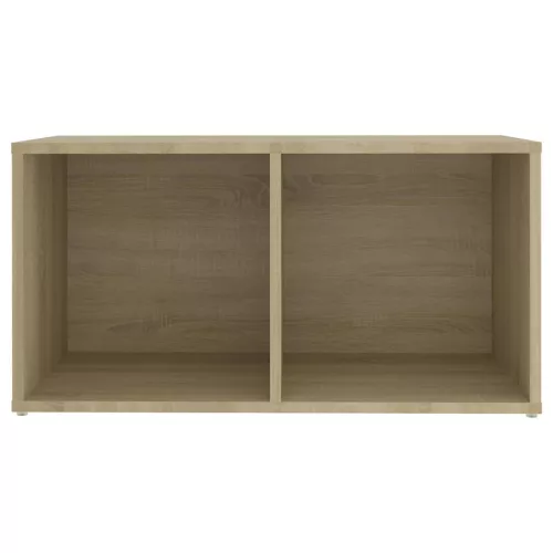 4 db sonoma tölgy színű szerelt fa TV-szekrény 72x35x36,5 cm