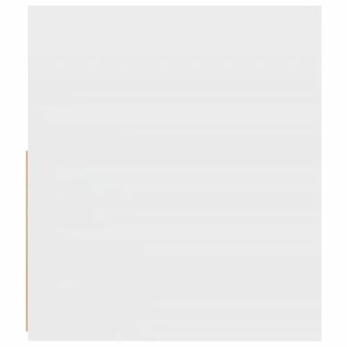 2 db fehér éjjeliszekrény LED-del 60 x 35 x 40 cm