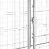 Kültéri horganyozott acél kutyakennel tetővel 16,94 m²