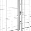 Kültéri horganyozott acél kutyakennel tetővel 21,78 m²
