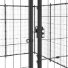 Kültéri acél kutyakennel 14,52 m²