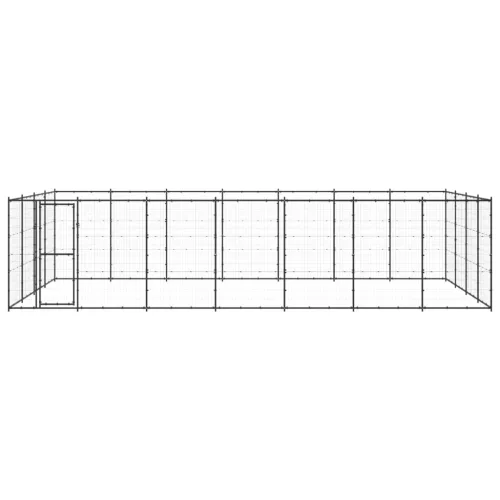 Kültéri acél kutyakennel 33,88 m²