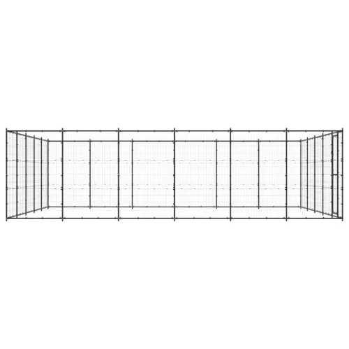Kültéri acél kutyakennel 36,3 m²
