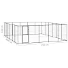 Kültéri acél kutyakennel 36,3 m²