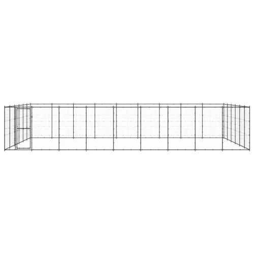 Kültéri acél kutyakennel 65,34 m²