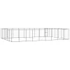 Kültéri acél kutyakennel 65,34 m²