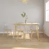 6 db átlátszó PET étkezőszék