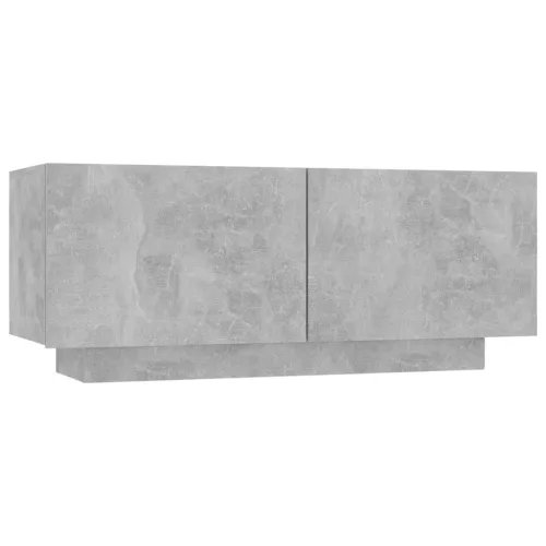 Betonszürke forgácslap éjjeliszekrény 100 x 35 x 40 cm