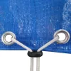 2 db kör alakú polietilén medencetakaró 540 cm 90 g/m²