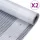 2 db fehér takaróponyva 260 g/m² 1,5 x 15 m