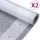 2 db fehér takaróponyva 260 g/m² 4 x 2 m