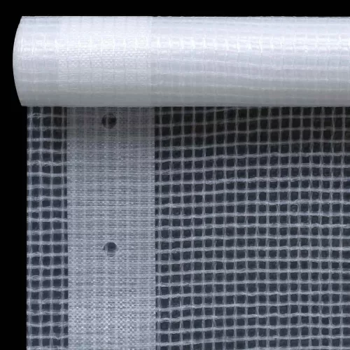 2 db fehér takaróponyva 260 g/m² 4 x 10 m