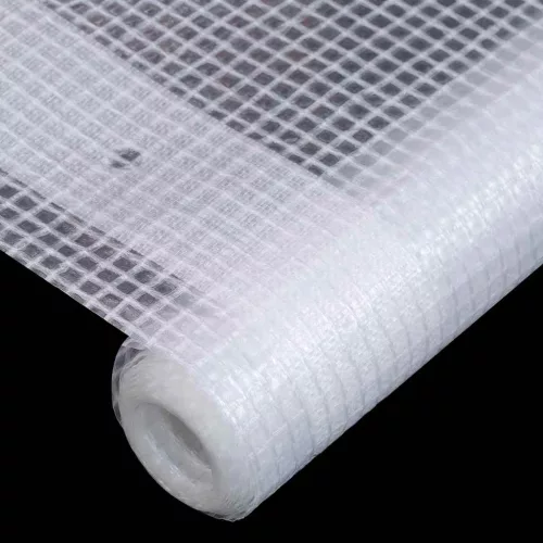 2 db fehér takaróponyva 260 g/m² 4 x 10 m