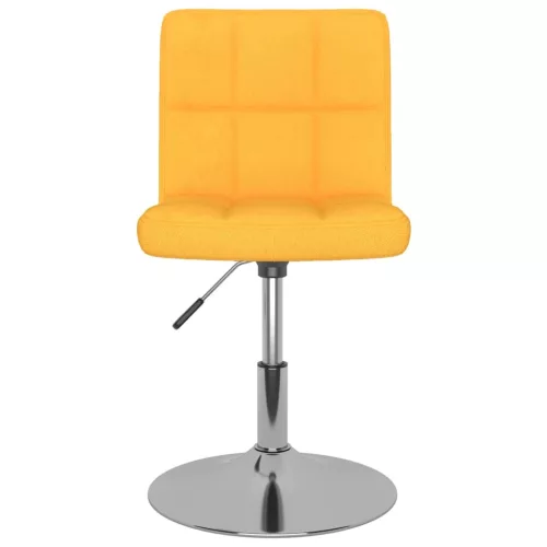 Sárga szövetborítású forgó étkezőszék