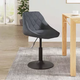 Sötétszürke bársony étkezőszék