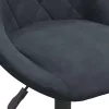 Sötétszürke bársony étkezőszék
