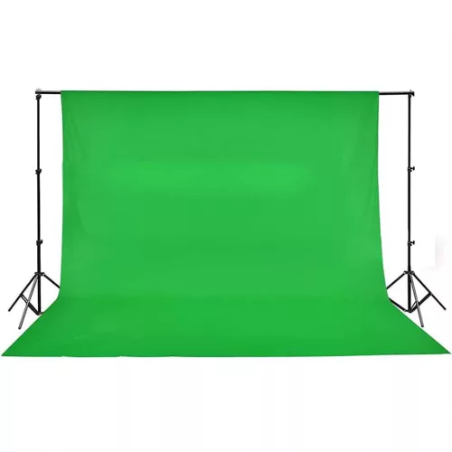 Fotóstúdiószett lámpákkal, háttérrel és reflektorral