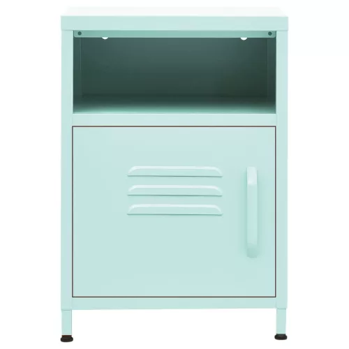 2 db menta acél éjjeliszekrény 35 x 35 x 51 cm
