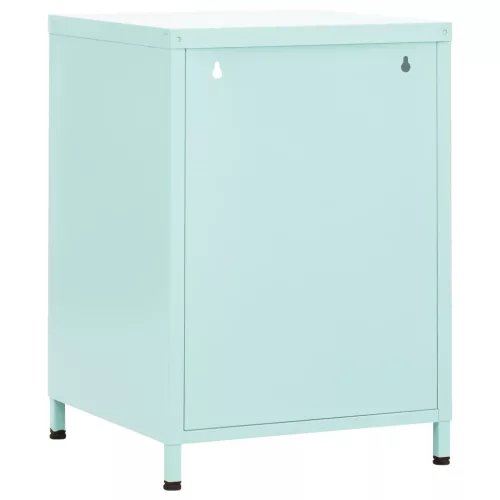 2 db menta acél éjjeliszekrény 35 x 35 x 51 cm