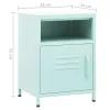 2 db menta acél éjjeliszekrény 35 x 35 x 51 cm