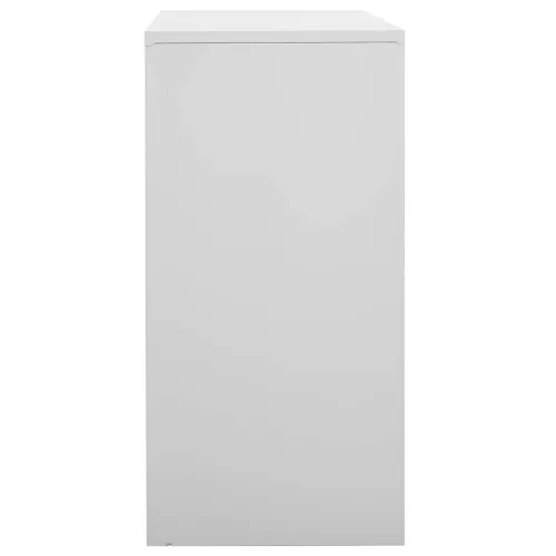 5 db világosszürke acél zárható szekrény 90 x 45 x 92,5 cm