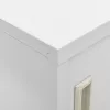 5 db világosszürke acél zárható szekrény 90 x 45 x 92,5 cm