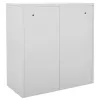5 db világosszürke-zöld acél zárható szekrény 90 x 45 x 92,5 cm