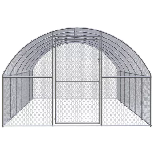 Kültéri horganyzott acél tyúkól 3 x 6 x 2 m