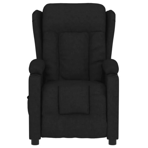 Fekete szövet elektromos dönthető fotel