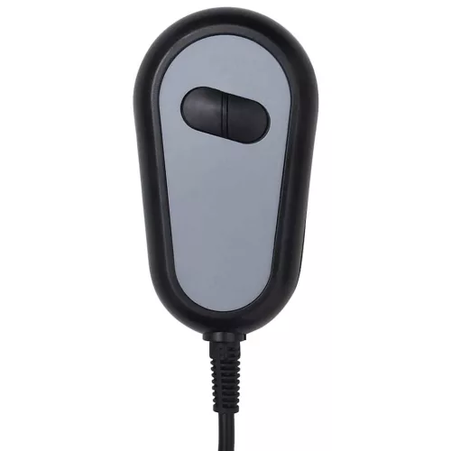Világosszürke szövet elektromos masszázsfotel