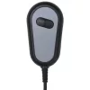 Sötétzöld szövet elektromos dönthető fotel