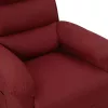 Bordó szövet elektromos masszázsfotel