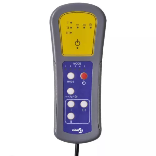 Sötétbarna szövet elektromos masszázsfotel