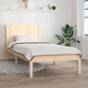 Tömör fenyőfa ágy matrac nélkül 90 x 200 cm