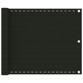 Sötétzöld HDPE erkélytakaró 75 x 600 cm