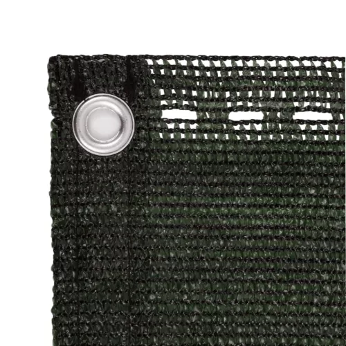 Sötétzöld HDPE erkélytakaró 90 x 400 cm