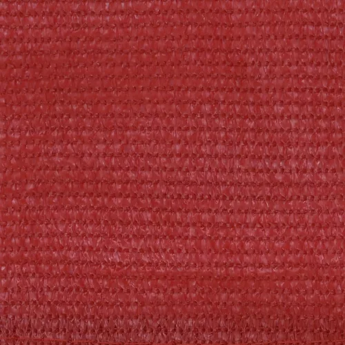 Piros HDPE erkélyparaván 90 x 400 cm