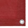 Piros HDPE erkélyparaván 90 x 400 cm
