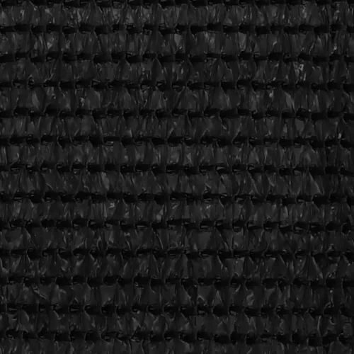 Fekete HDPE erkélytakaró 75 x 400 cm