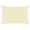 Krémszínű HDPE napvitorla 160 g/m² 3 x 4,5 m