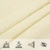Krémszínű HDPE napvitorla 160 g/m² 3 x 6 m