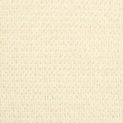 Krémszínű HDPE napvitorla 160 g/m² 3 x 6 m