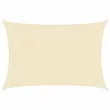 Krémszínű HDPE napvitorla 160 g/m² 5 x 6 m