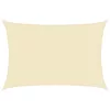 Krémszínű HDPE napvitorla 160 g/m² 5 x 7 m