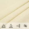 Krémszínű HDPE napvitorla 160 g/m² 5 x 7 m