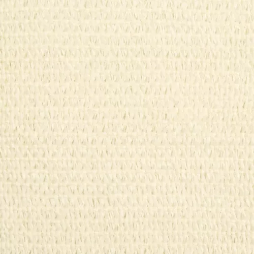 Krémszínű HDPE napvitorla 160 g/m² 3 x 3 x 3 m