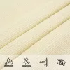 Krémszínű HDPE napvitorla 160 g/m² 4 x 5 x 5 m