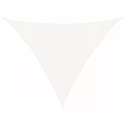 Fehér HDPE napvitorla 160 g/m² 3 x 3 x 4,2 m