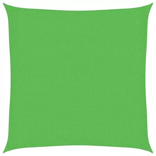 Világoszöld HDPE napvitorla 160 g/m² 2,5 x 2,5 m