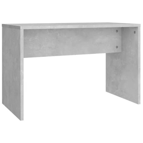 Betonszürke színű fésülködőasztal-szett 86,5 x 35 x 136 cm